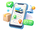 Real-Time Updates for your delivery